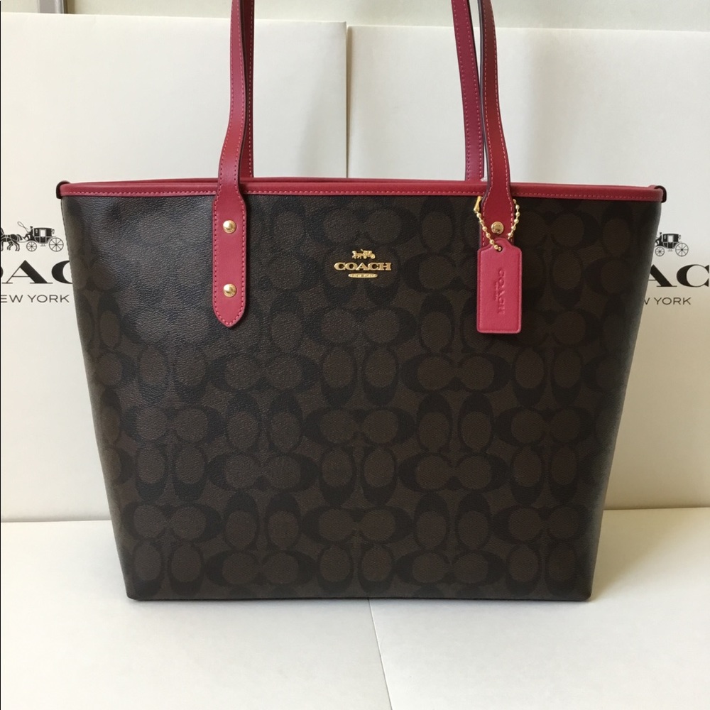 🌷Coach City ZIP Tote In Signature NWT. - Picture 5 of 8
